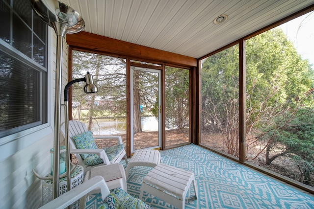 14073 Walz Blvd, Brooklyn, MI 49230 - view of unfurnished sunroom