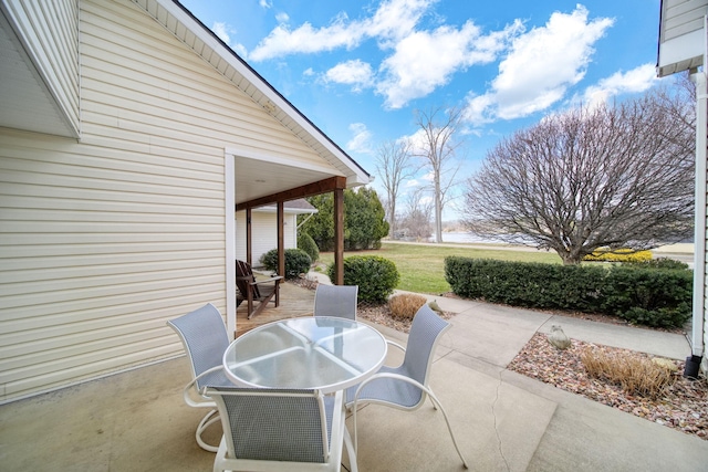 14073 Walz Blvd, Brooklyn, MI 49230 - view of patio featuring outdoor dining area