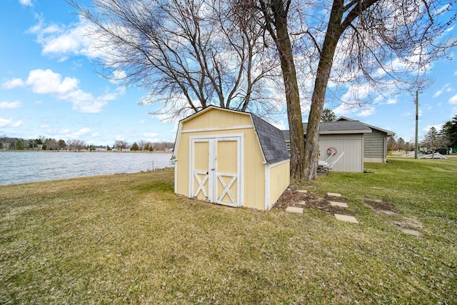 14073 Walz Blvd, Brooklyn, MI 49230 - view of shed featuring a water view