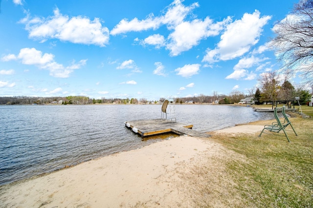 14073 Walz Blvd, Brooklyn, MI 49230 - dock area featuring a water view