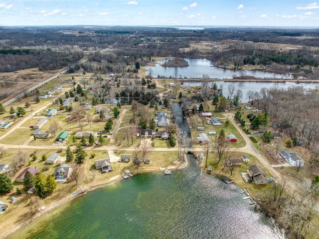 14073 Walz Blvd, Brooklyn, MI 49230 - bird's eye view with a water view