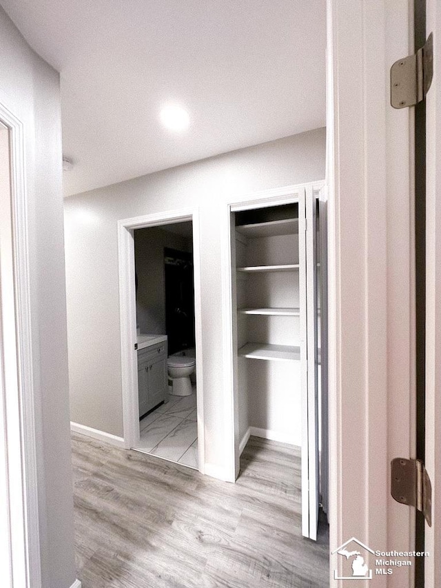 view of closet
