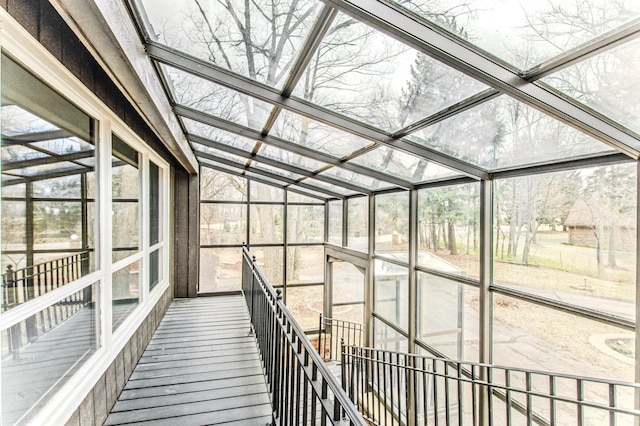 4710 Cove Rd, West Bloomfield, MI 48323 - unfurnished sunroom with plenty of natural light