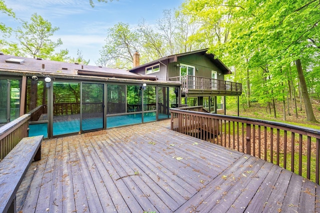 4710 Cove Rd, West Bloomfield, MI 48323 - view of deck