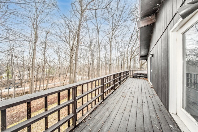 4710 Cove Rd, West Bloomfield, MI 48323 - view of wooden deck