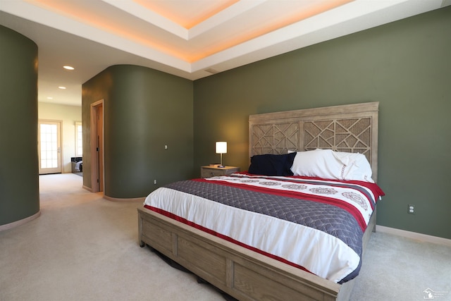 7241 Hidden Valley Dr, Lambertville, MI 48144 - carpeted bedroom featuring baseboards and recessed lighting