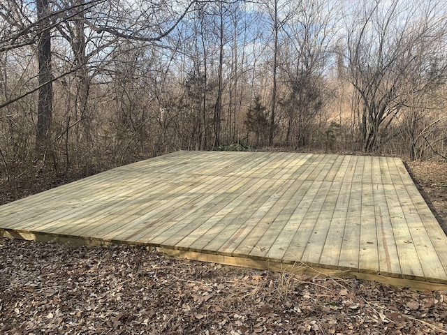 view of deck