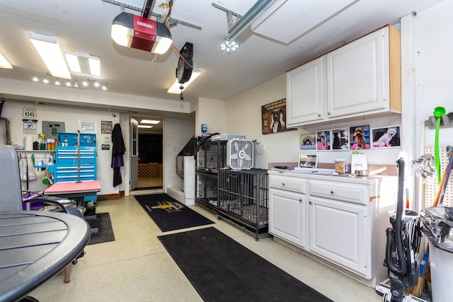 1405 S Sashabaw Rd, Ortonville, MI 48462 - garage with a garage door opener