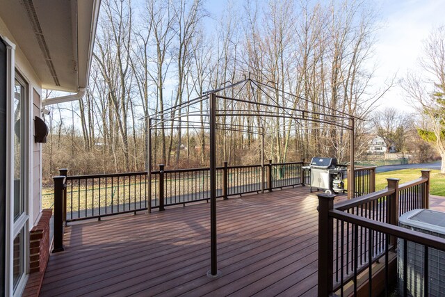 1405 S Sashabaw Rd, Ortonville, MI 48462 - view of wooden terrace