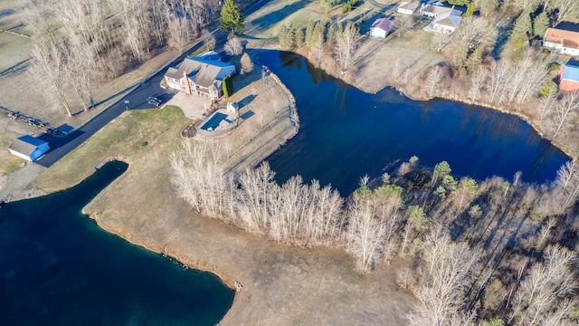 1405 S Sashabaw Rd, Ortonville, MI 48462 - aerial view featuring a water view