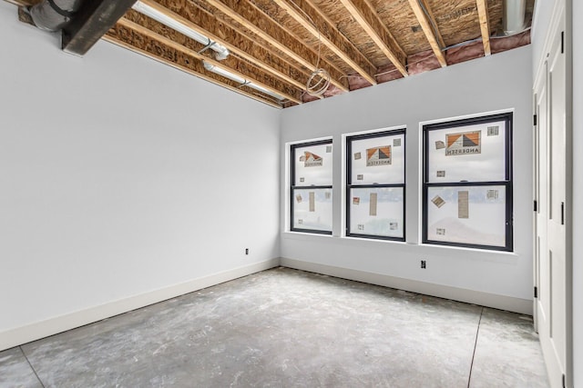 215 Nottingham Dr, Brooklyn, MI 49230 - empty room with concrete floors