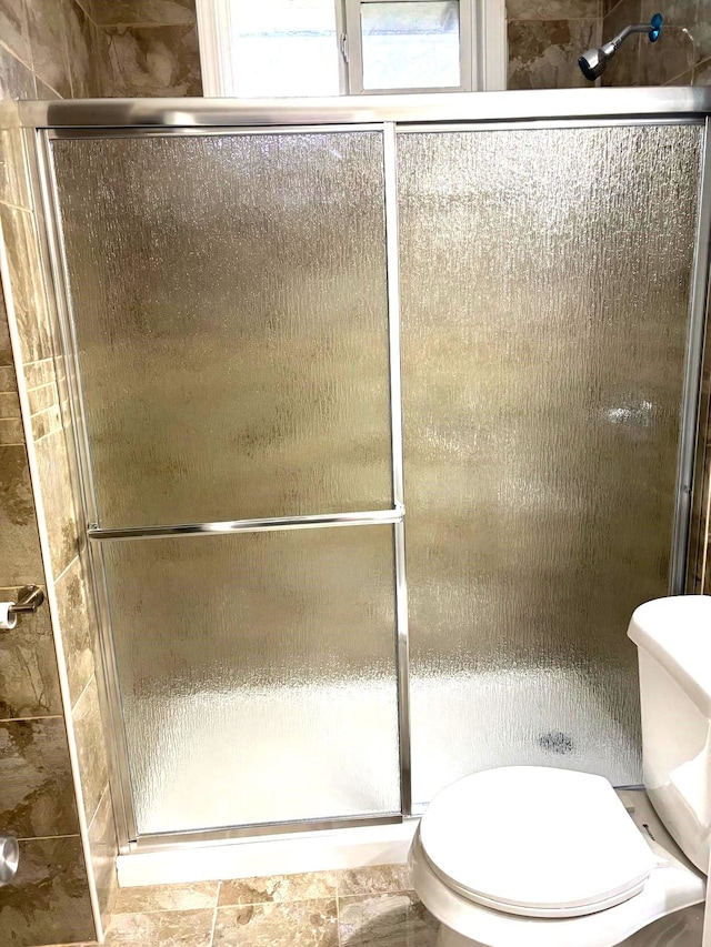 35030 Michelle Dr, Romulus, MI 48174 - bathroom with toilet and a stall shower