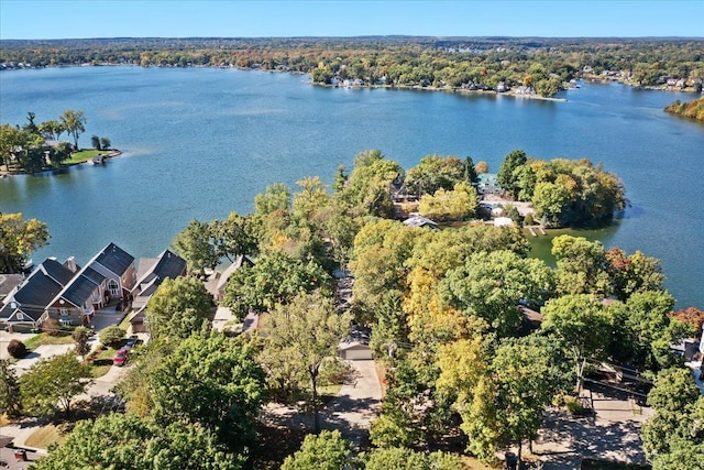 3155 Ridge Rd, White Lake, MI 48383 - aerial view of a large body of water