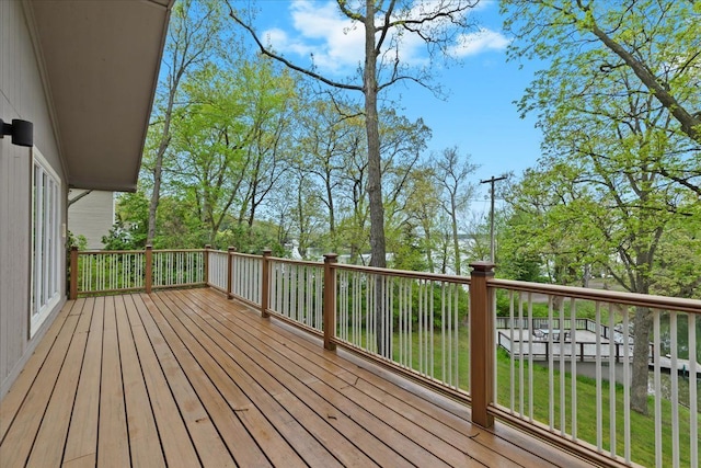 3155 Ridge Rd, White Lake, MI 48383 - view of deck