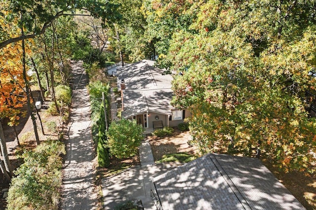 3155 Ridge Rd, White Lake, MI 48383 - view from above of property