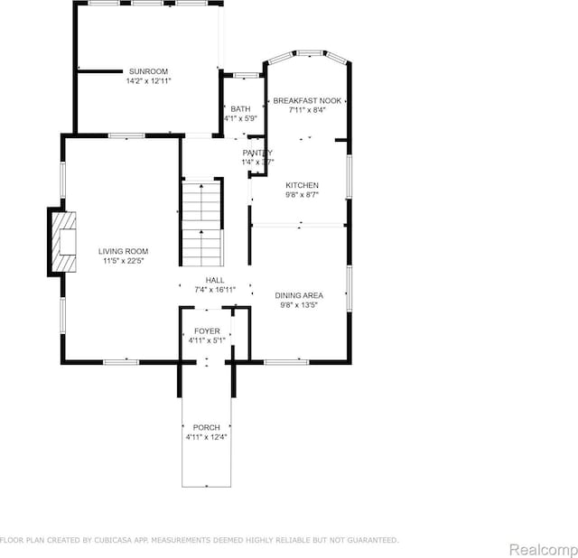 18229 Littlefield St, Detroit, MI 48235 - home floor plan