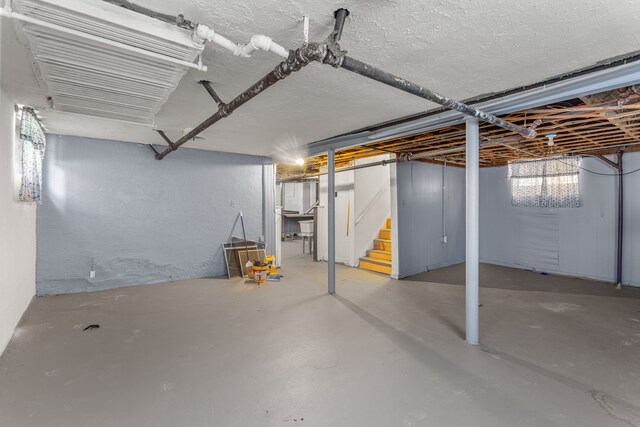 8735 Marygrove Dr, Detroit, MI 48221 - basement with stairway