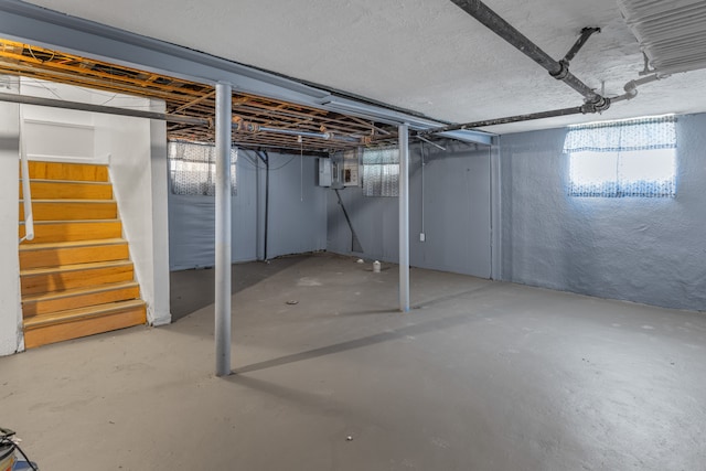 8735 Marygrove Dr, Detroit, MI 48221 - below grade area featuring stairs