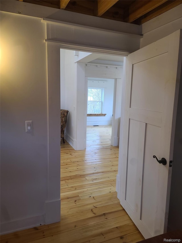 3685 Main St, Akron, MI 48701 - hall featuring light wood-style flooring