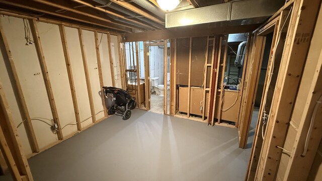 12181 Trail Creek Dr, Stanwood, MI 49346 - view of unfinished basement