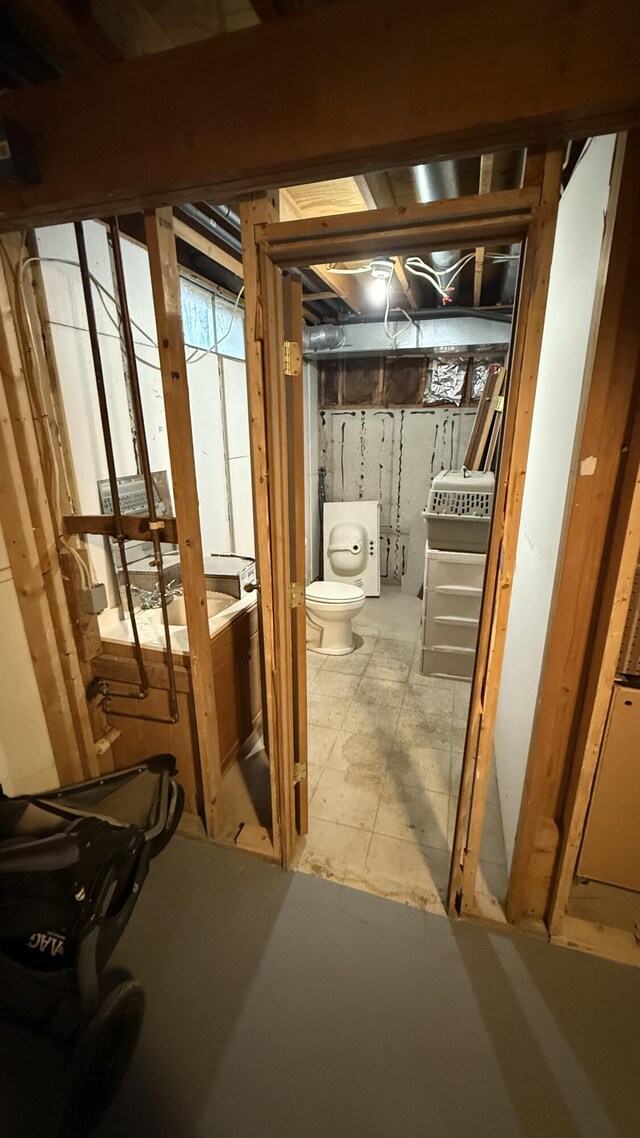 12181 Trail Creek Dr, Stanwood, MI 49346 - view of unfinished basement