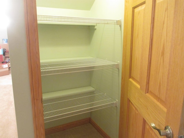 view of closet