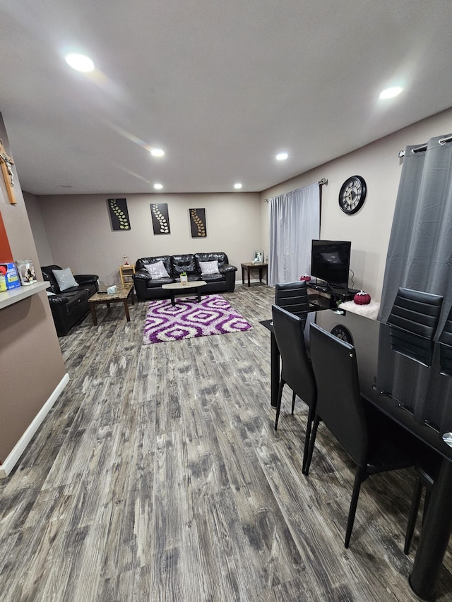 13940 Camelot Dr Unit 79, Sterling Heights, MI 48312 - interior space with recessed lighting, baseboards, and wood finished floors