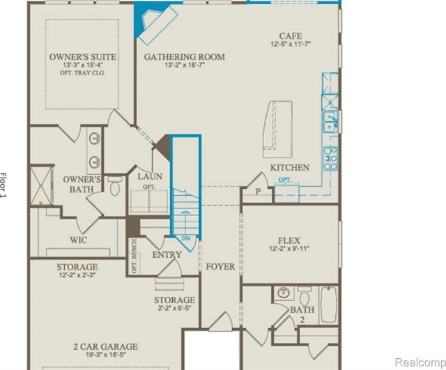 16104 Conifer Ln, Clinton Township, MI 48038 - view of floor plan / room layout