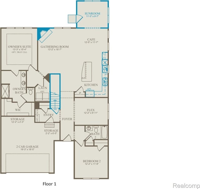 16104 Conifer Ln, Clinton Township, MI 48038 - view of room layout