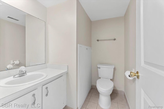 20109 Cumberland, Brownstown, MI 48183 - bathroom featuring vanity and tile patterned flooring