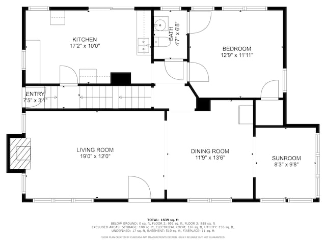 5959 Three Mile Dr, Detroit, MI 48224 - floor plan