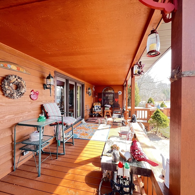 view of deck