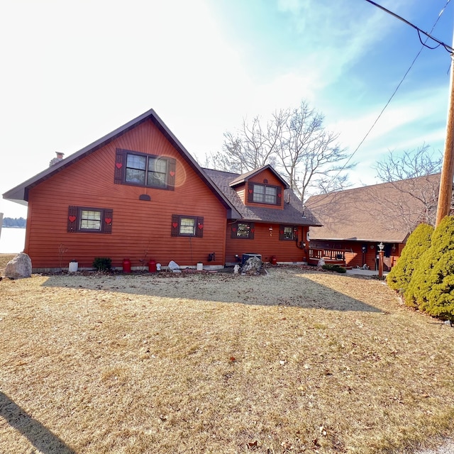 view of back of property