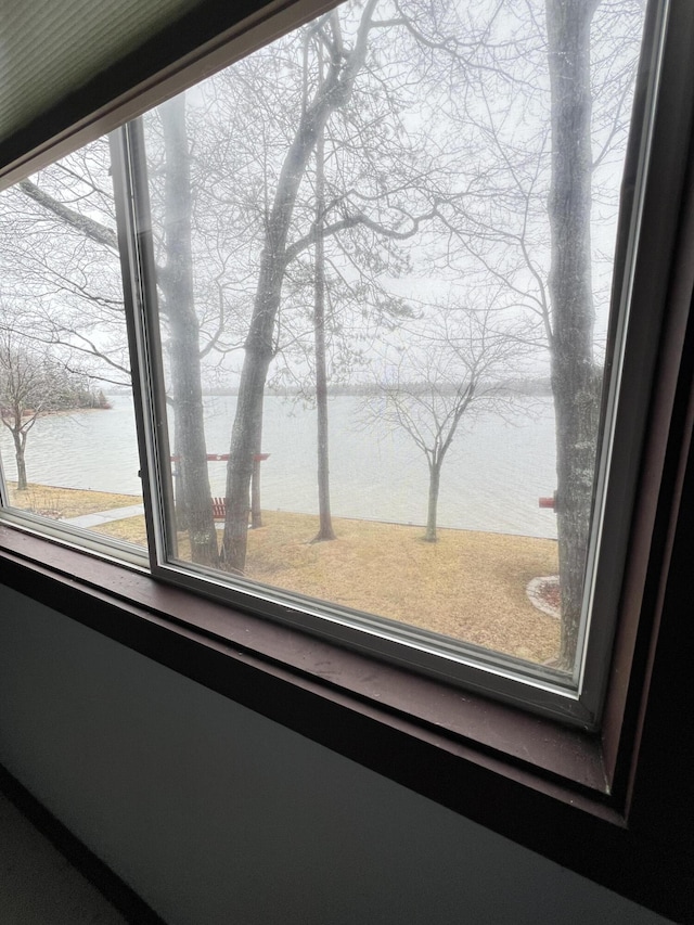 details with a water view