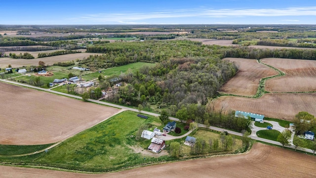 31585 Michigan Ave, Leonidas, MI 49066 - birds eye view of property featuring a rural view
