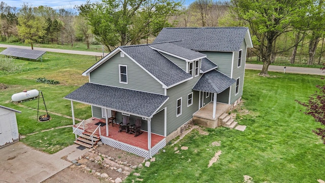 31585 Michigan Ave, Leonidas, MI 49066 - bird's eye view