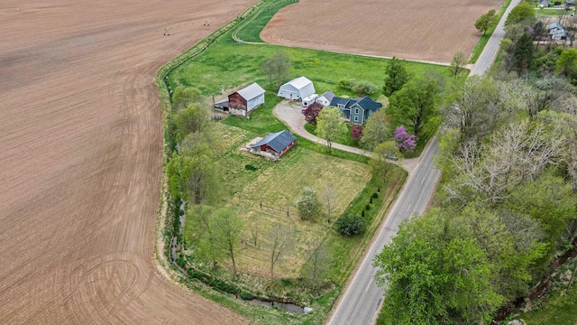 31585 Michigan Ave, Leonidas, MI 49066 - birds eye view of property featuring a rural view