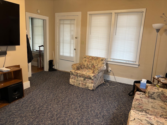 1720 White St, Port Huron, MI 48060 - sitting room featuring carpet and baseboards