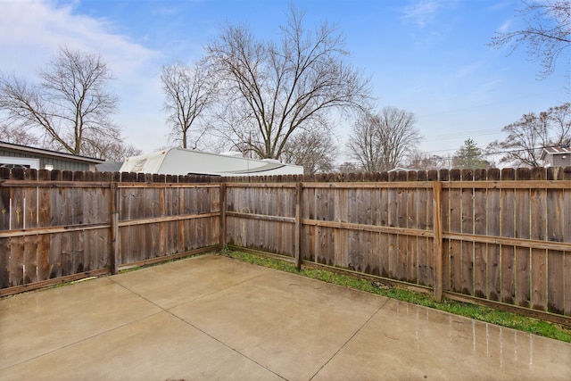 142 E Glass Rd, Ortonville, MI 48462 - view of patio / terrace with a fenced backyard