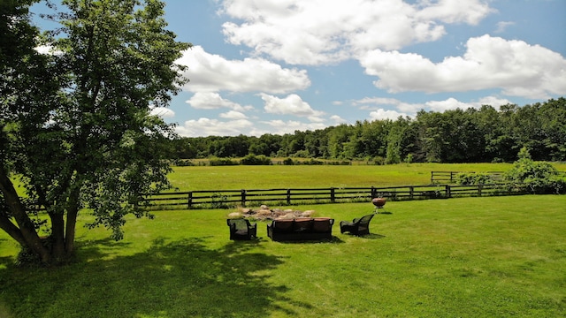 8162 Groveland Rd, Holly, MI 48442 - view of yard with a view of countryside
