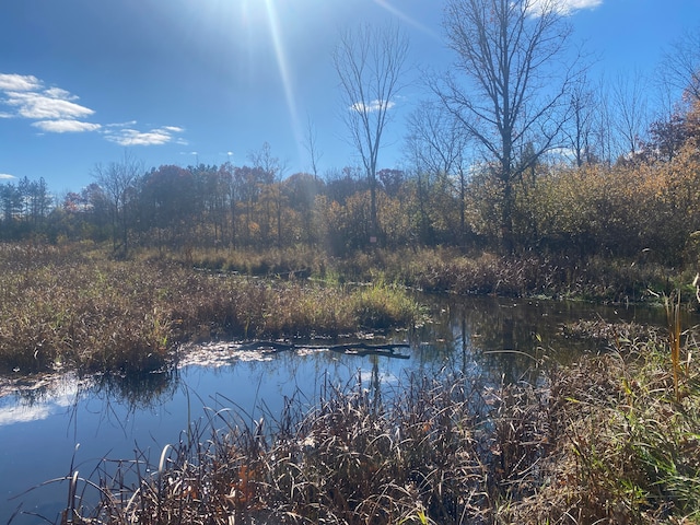 8162 Groveland Rd, Holly, MI 48442 - water view with a heavily wooded area