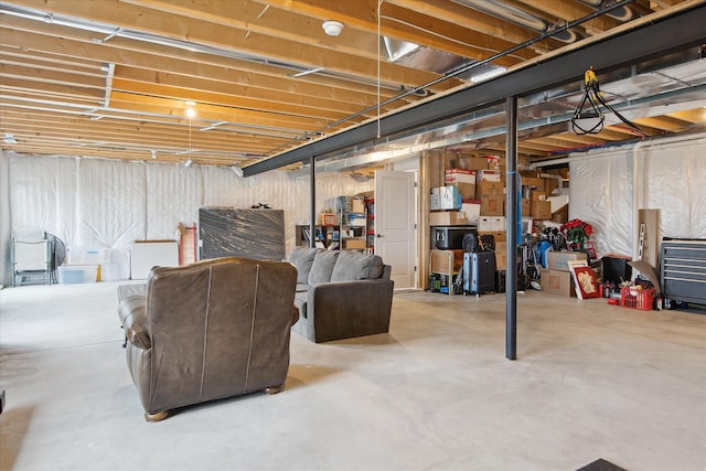 30909 Asbury Hill Ct, New Hudson, MI 48165 - view of unfinished basement