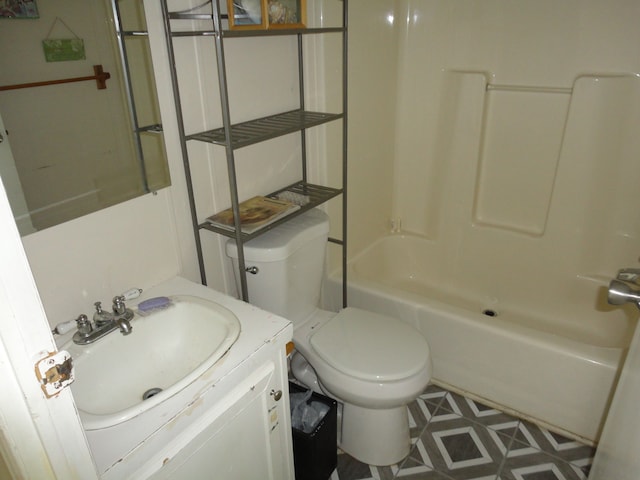 22025 Duvall, Romulus, MI 48174 - bathroom featuring vanity,  shower combination, and toilet