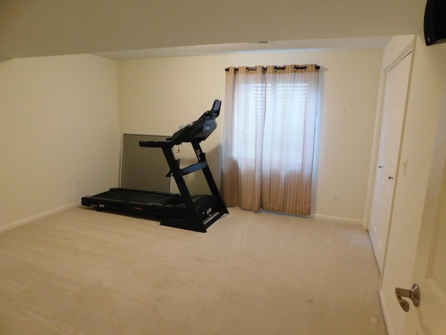 2535 Holiday House Rd Unit 24, Saint Joseph, MI 49085 - workout area with carpet and baseboards
