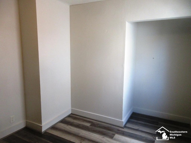 4393 2nd St, Newport, MI 48166 - spare room with wood finished floors and baseboards