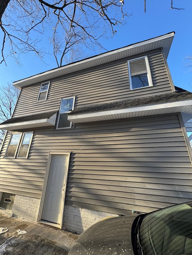 view of rear view of house