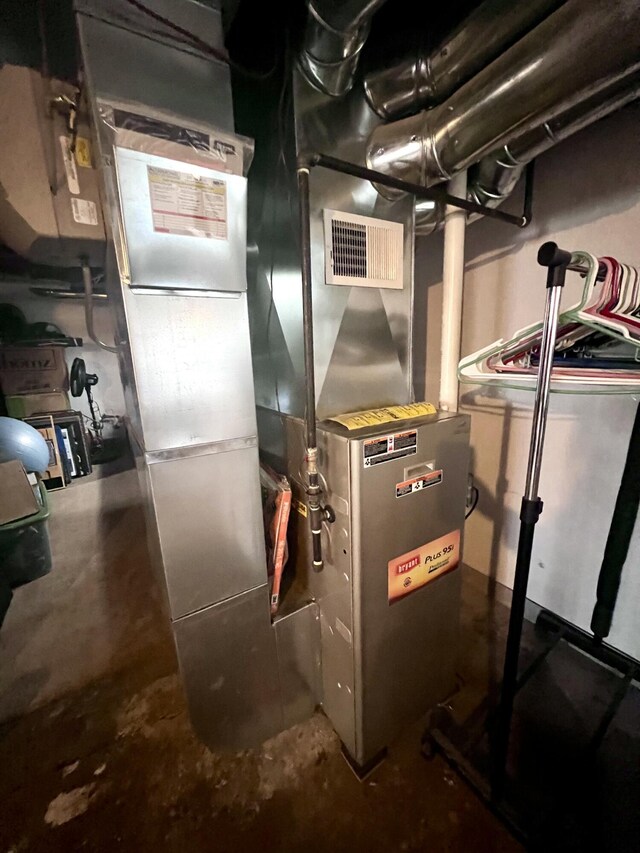 4480 Stanton Blvd, Montague, MI 49437 - utility room featuring visible vents