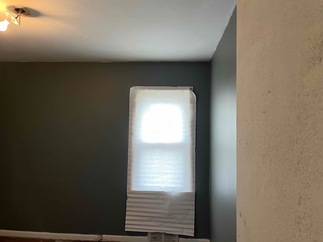 view of spare room