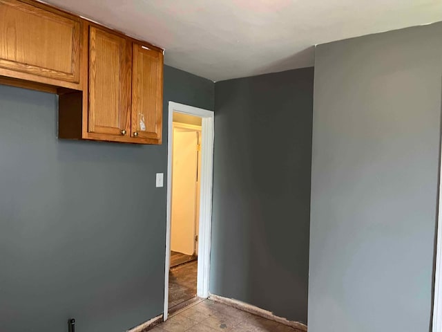 interior space with baseboards