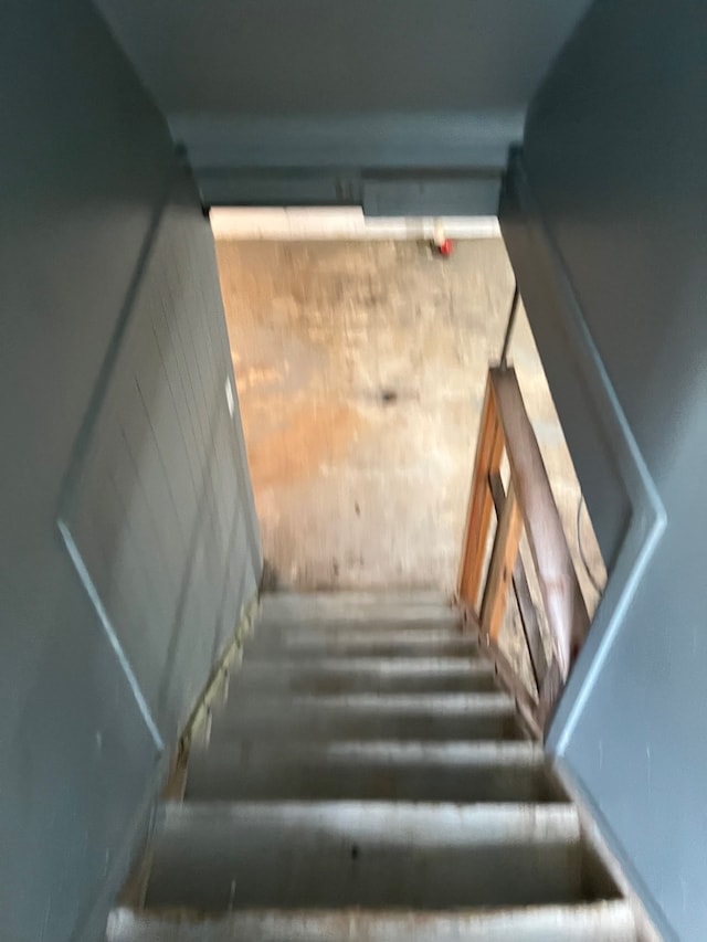 view of stairs